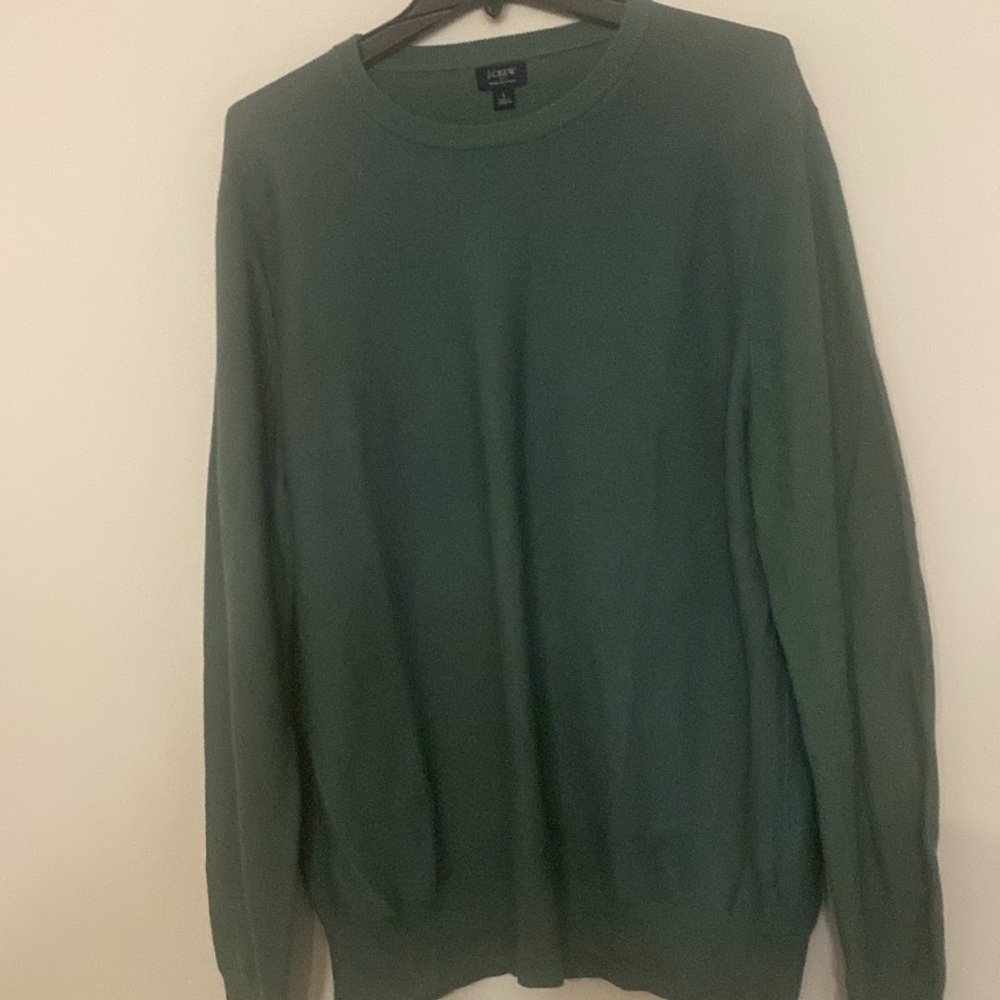 J. Crew Essential Cotton Crew Neck Sweater Classic Comfort - Picture 4 of 4